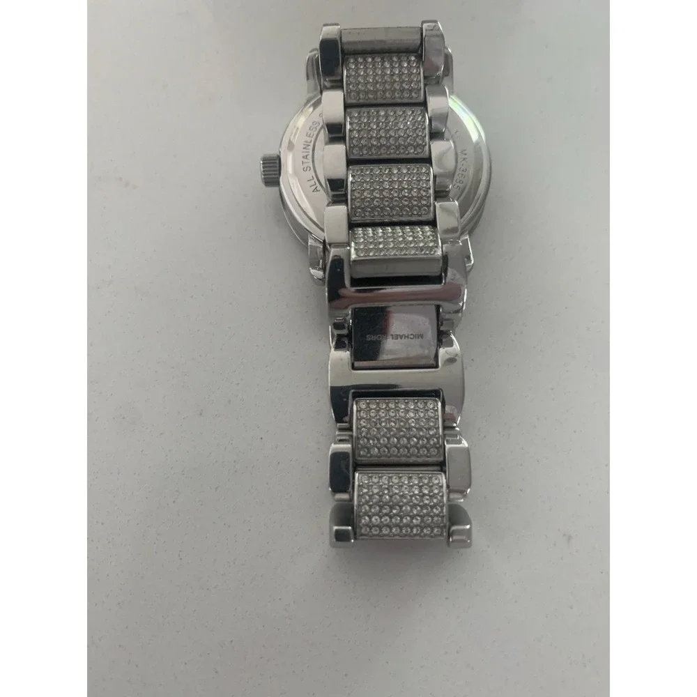 Michael Kors Silver Tone Crystal Women's Watch